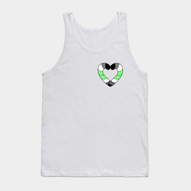 Candy Cane Pride Tank Top by traditionation